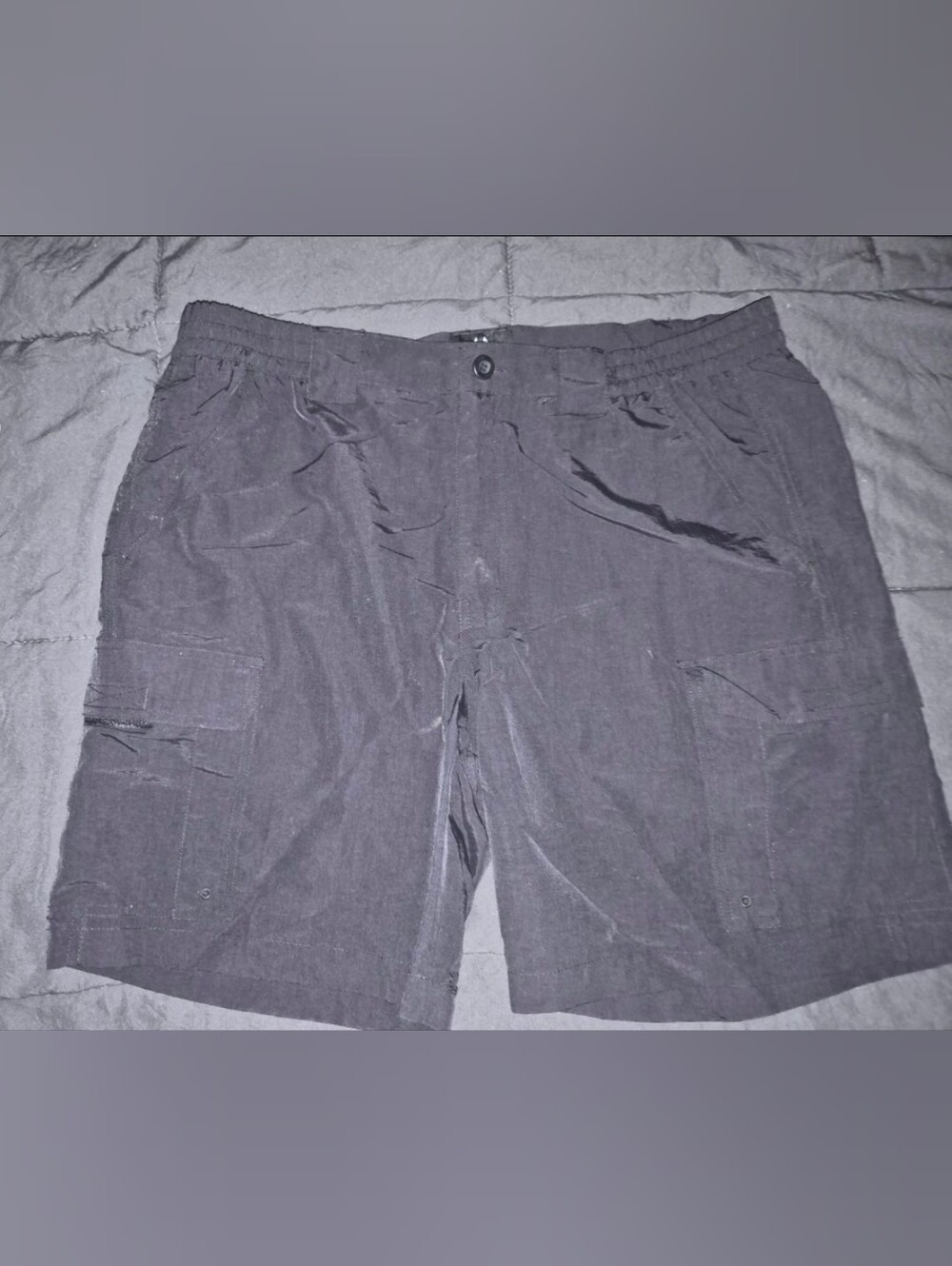 Realtree Men's Cargo Shorts in Charcoal Gray